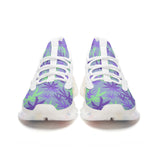 Palm Tree Low Top Mesh Sneakers