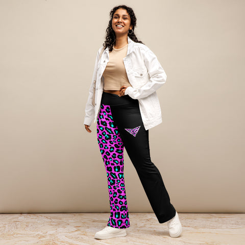 Leopard Flare Leggings