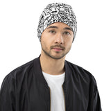 Fearless Fame Ghost Doodle Beanie