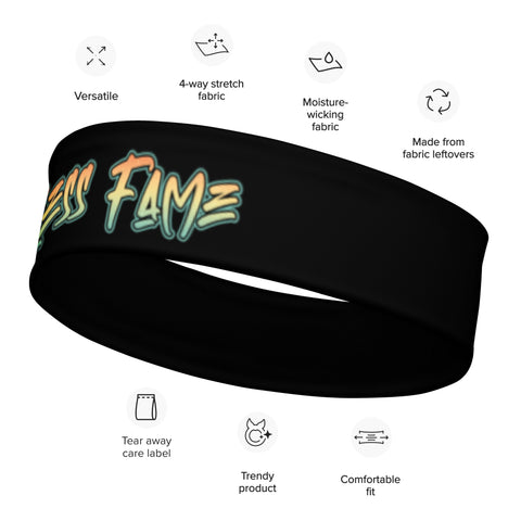 Fearless Fame Graffiti Text Headband