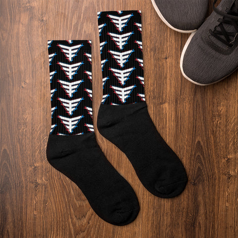 Fearless Fame Glitch Socks