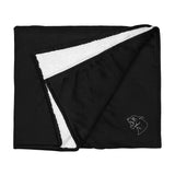 Panthers Logo Sherpa Blanket