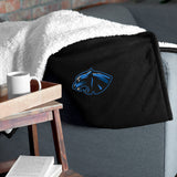 Panthers 2023 Logo Sherpa Blanket