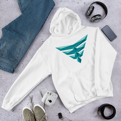 Fearless Fame Geometric | Blue Logo Hoodie