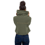 Fearless Fame Women's Rose Golden Crop Hoodie