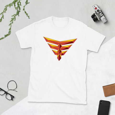 Fearless Fame Geometric | Red Logo T-Shirt