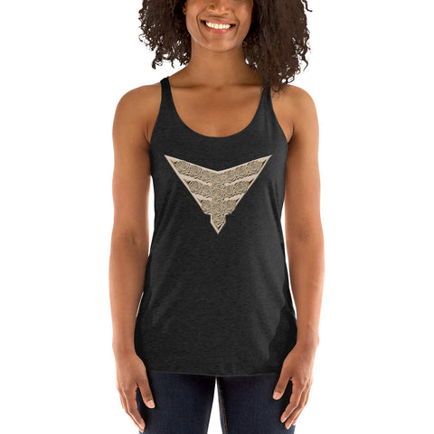 Fearless Fame Women's Rose Golden Racerback Tank