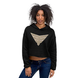 Fearless Fame Women's Rose Golden Crop Hoodie