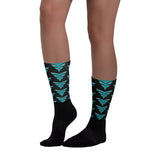 Fearless Fame Geometric | Blue Logo Socks