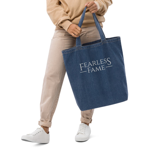 Fearless Fame Denim Tote Bag