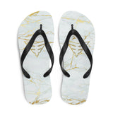 Fearless Fame Marble | White Flip-Flops