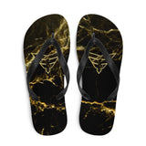 Fearless Fame Marble | Black Flip-Flops