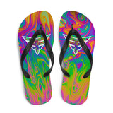 Psychedelic Flip-Flops