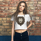 Fearless Fame Geometric | Lion Women’s Crop Tee