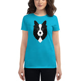 Fearless Fame Geometric | Border Collie Women's T-Shirt