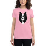 Fearless Fame Geometric | Border Collie Women's T-Shirt