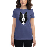 Fearless Fame Geometric | Border Collie Women's T-Shirt