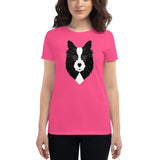Fearless Fame Geometric | Border Collie Women's T-Shirt