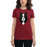 Fearless Fame Geometric | Border Collie Women's T-Shirt