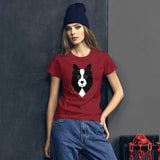 Fearless Fame Geometric | Border Collie Women's T-Shirt