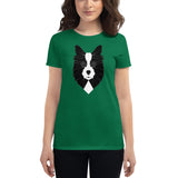 Fearless Fame Geometric | Border Collie Women's T-Shirt