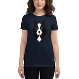 Fearless Fame Geometric | Border Collie Women's T-Shirt