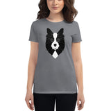 Fearless Fame Geometric | Border Collie Women's T-Shirt