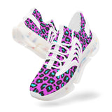 Leopard Low Top Mesh Sneakers