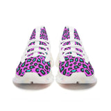 Leopard Low Top Mesh Sneakers