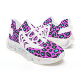 Leopard Low Top Mesh Sneakers