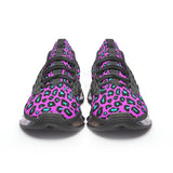 Leopard Low Top Mesh Sneakers