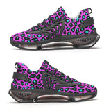 Leopard Low Top Mesh Sneakers