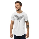 Fearless Fame Ghost Doodle Curved Hem T-Shirt