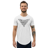 Fearless Fame Ghost Doodle Curved Hem T-Shirt
