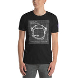 Spaceman Chan Helmet Blueprint T-Shirt