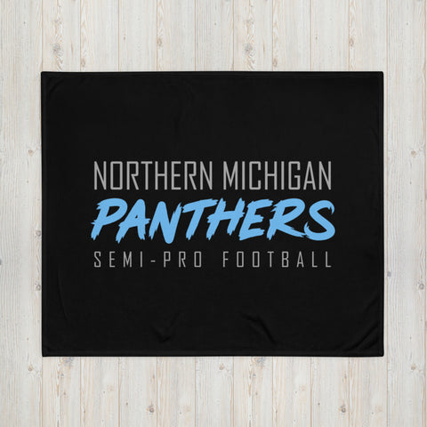 Northern Michigan Panthers Throw Blanket
